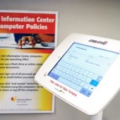 Apploi kiosk at Queens Library
